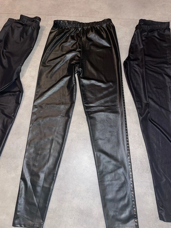 Lot de 3 leggings noir - photo numéro 4
