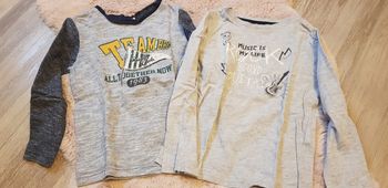 Lot de 2 hauts manches longues garçon 5 ans