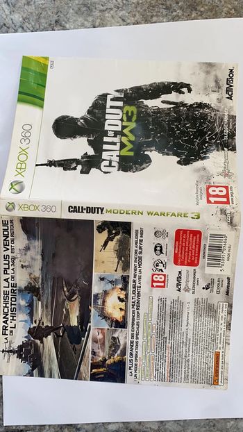 jaquette mw3 Xbox 360