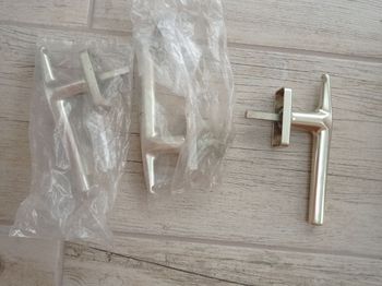 Lot de 3 poignées de porte