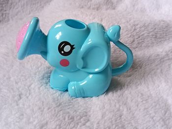 Petit Arrosoir Éléphant Bleu - Jouet de Bain / Plage