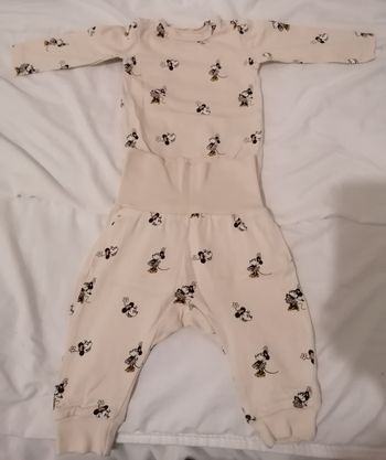 Ensemble bodie+pantalon Disney 2-4 mois 