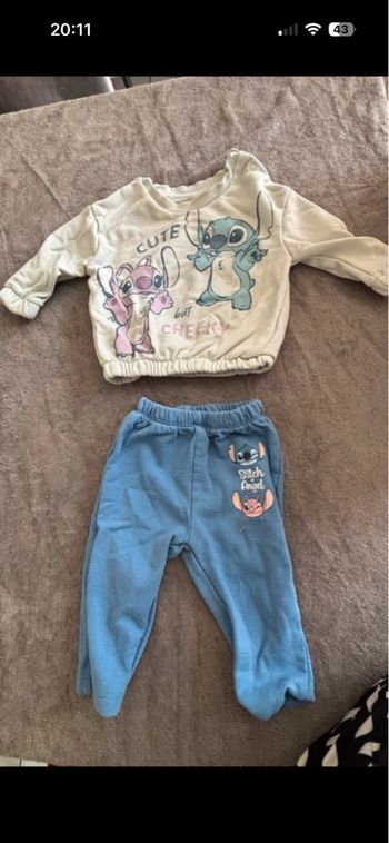 Ensemble 2 pièces stitch Disney