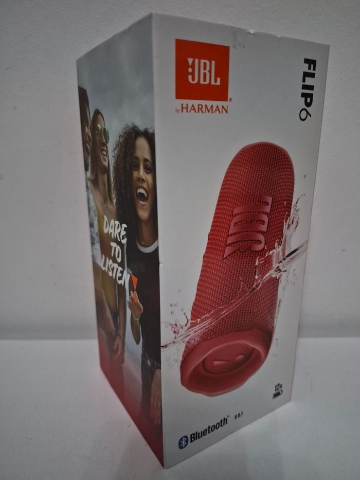 Enceinte Connectée JBL Flip 6 Rouge. - photo numéro 2