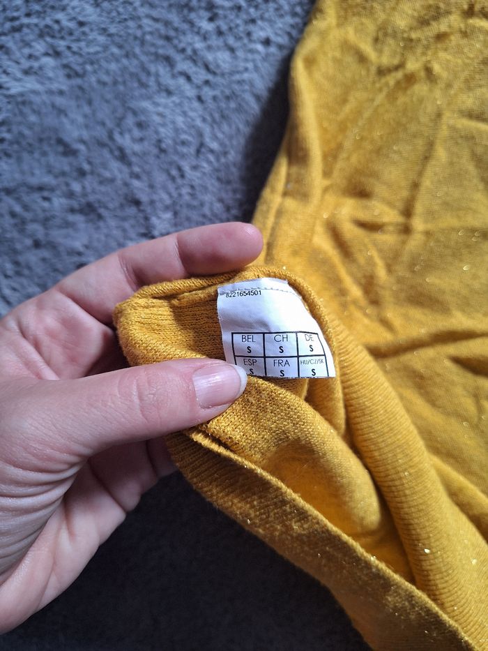 Pull léger moutarde - photo numéro 3