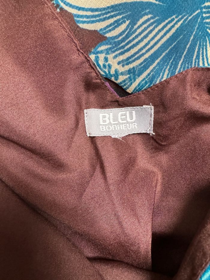 Robe longue Bleu Bonheur Taille 42 - photo numéro 3