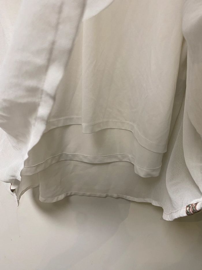 Joli haut blanc avec doublure Yessica taille 54 - photo numéro 5