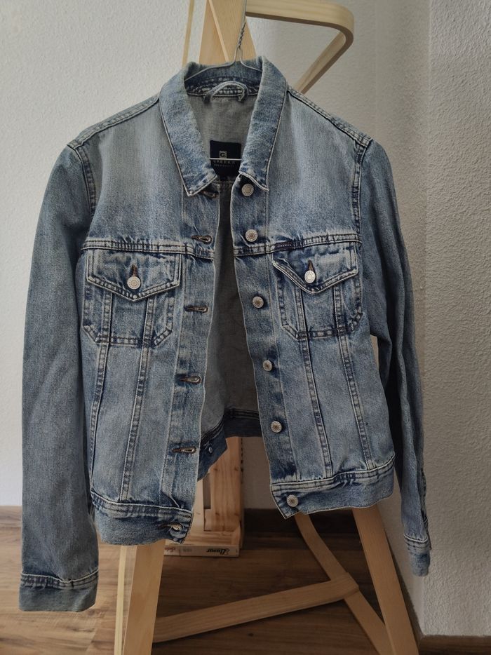 Veste en jean bleue