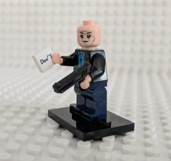 Figurine Breaking Bad : Mike Ehrmantraut , style lego