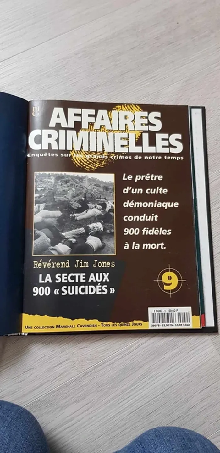 Lot de 2 collections classeur "Affaires criminelles" - photo numéro 10