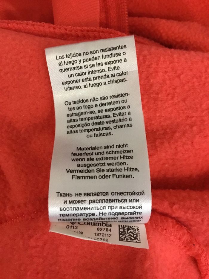 Veste polaire pour femme Columbia corail taille 2X 120 - photo numéro 16