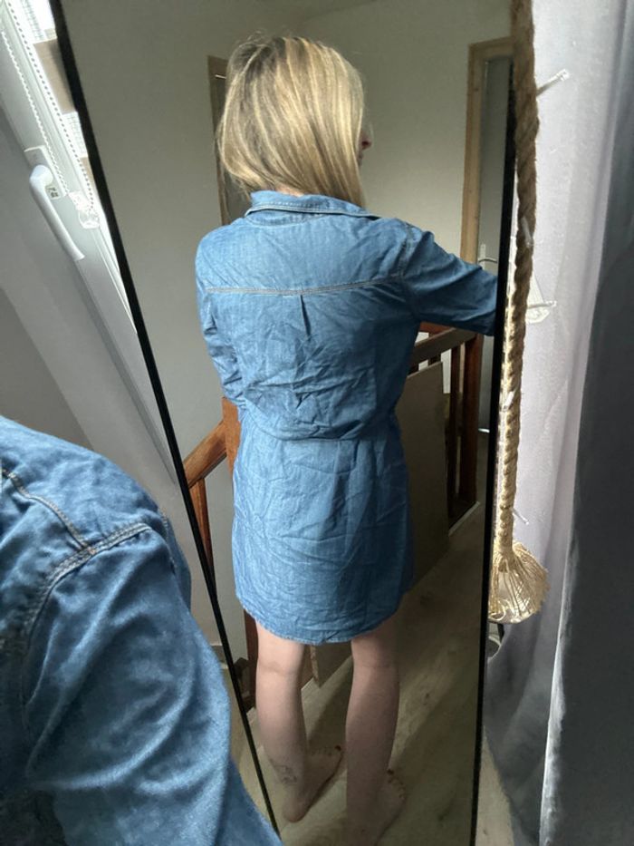 Jolie robe en jean - photo numéro 5