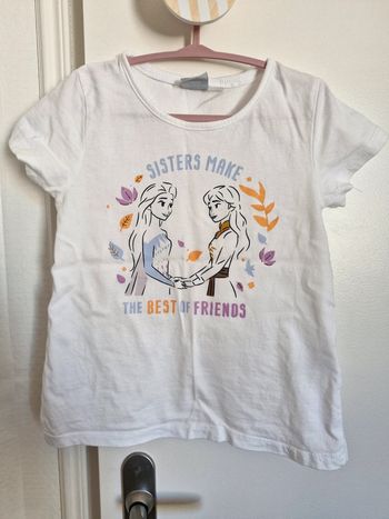 Tee shirt la reine des neiges