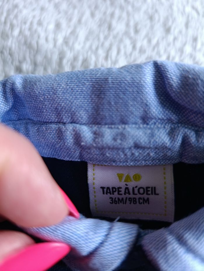Polo manches longues 36 mois tape à l’œil – style chic et confortable - photo numéro 4