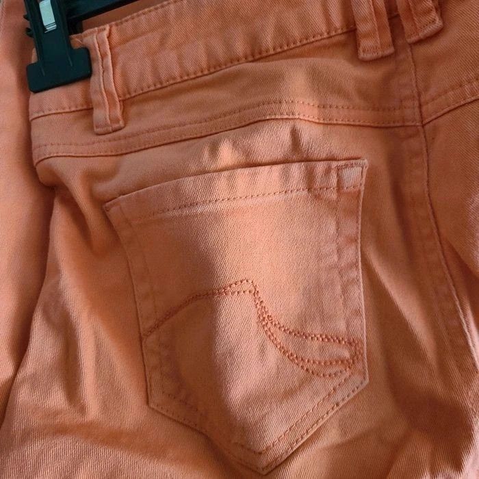 Pantalon DDP orange/ corail taille 26 /36 - photo numéro 2