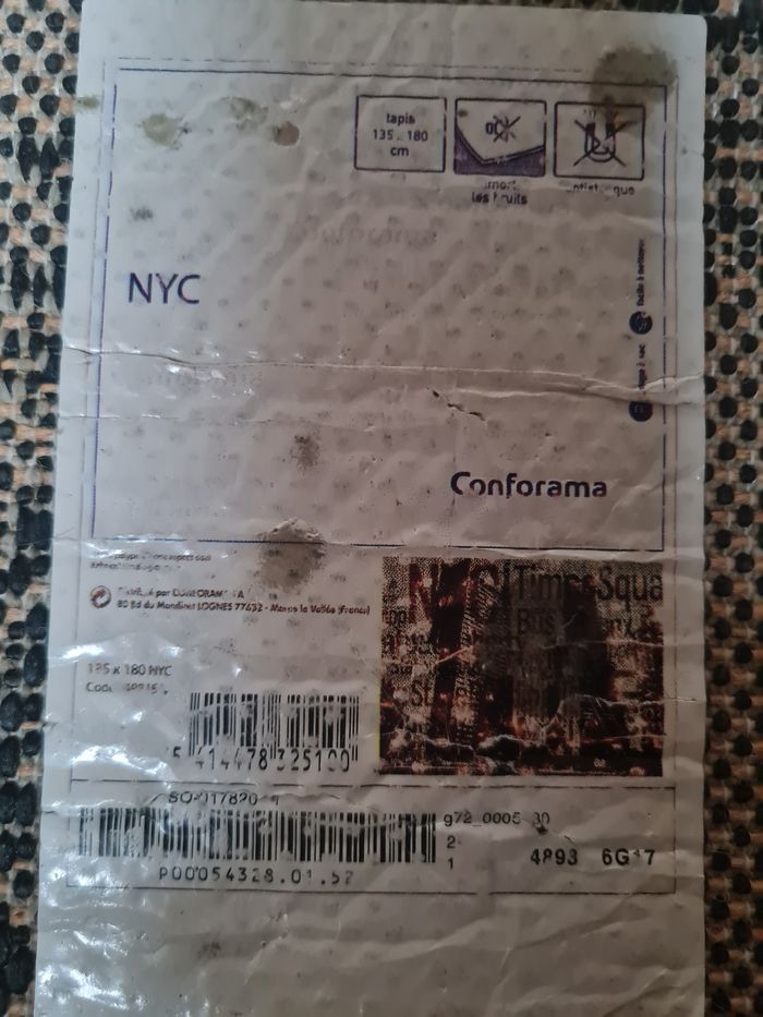 Tapis New York City moderne – 135x180 cm – Style urbain tendance - photo numéro 3