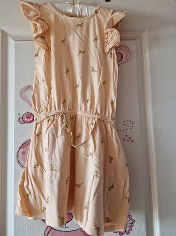 Robe 8 ans kiabi abricot