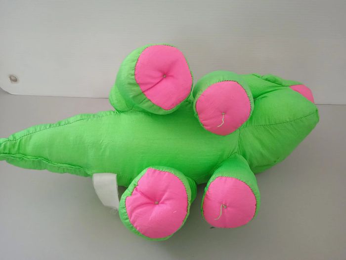 vintage doudou dinosaure puffalump fisher price - photo numéro 3