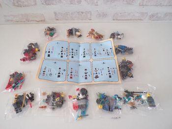 Lot de personnages ninja - Style Lego - Compatible   (J1)