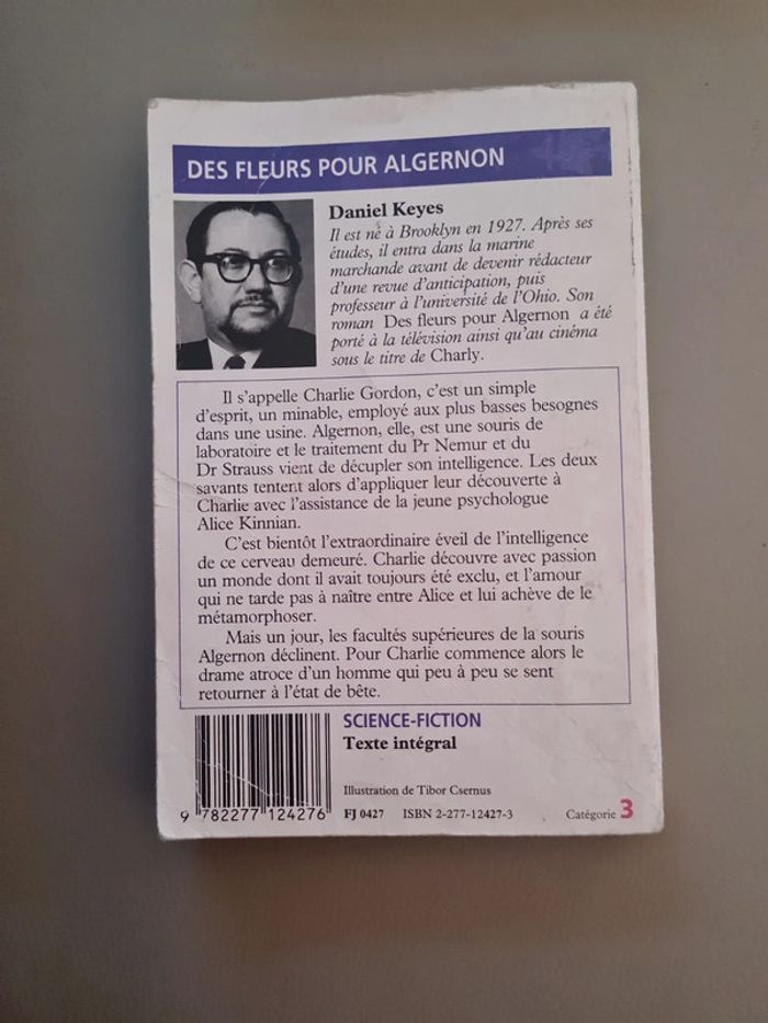 Les fleurs de algernon - photo numéro 2