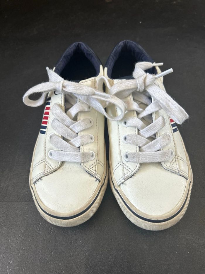 Basket en cuir garçon Tommy Hilfiger