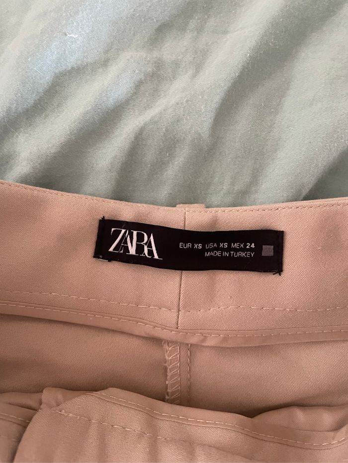 Short beige Zara - Taille XS - photo numéro 2