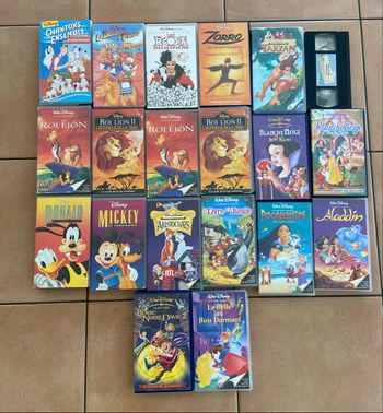 Lot VHS Disney 