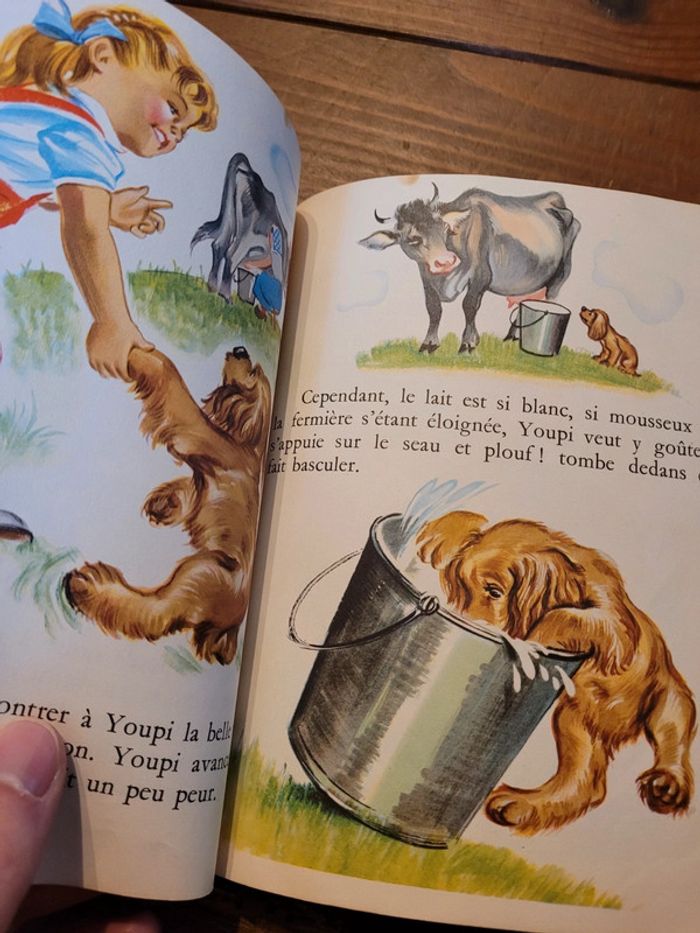 1960 Livre ancien rare Youpi et Caroline Les Albums Roses Pierre Probst collection Hachette - photo numéro 9