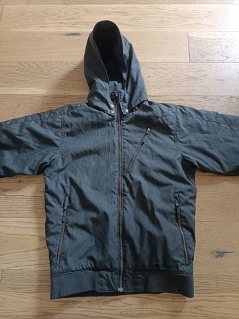 Veste chaude Columbia capuche amovible gris homme taille S