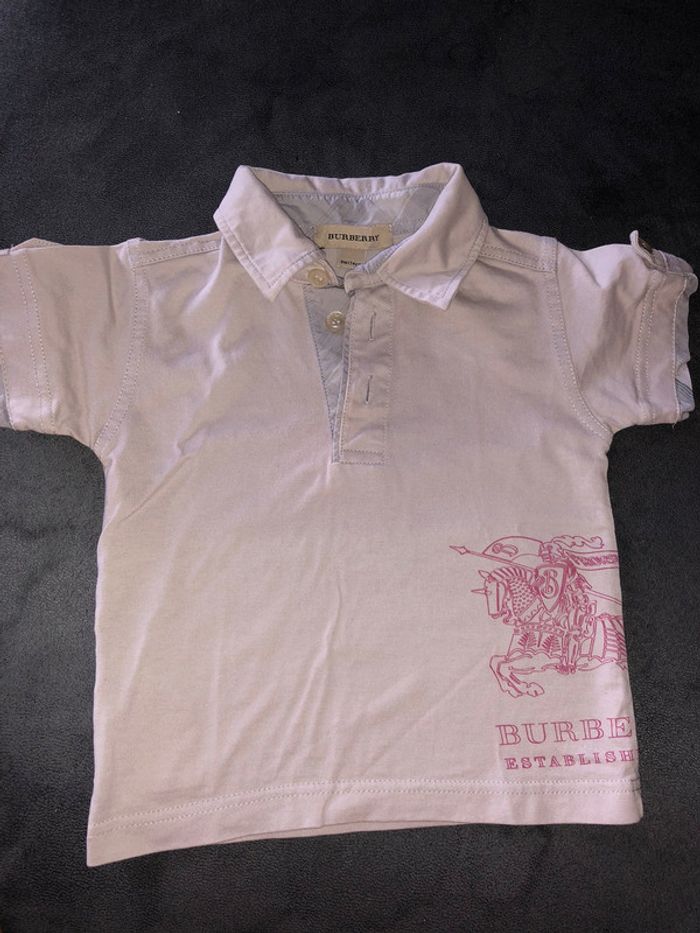 T-shirt polo burberry