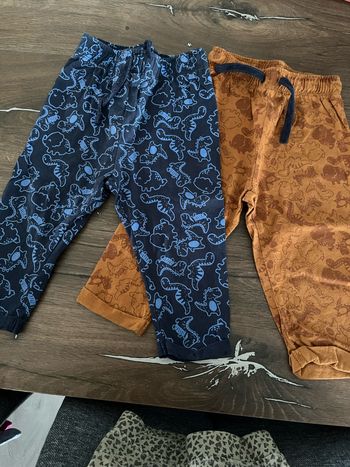 Lot 2 pantalons garçon fins