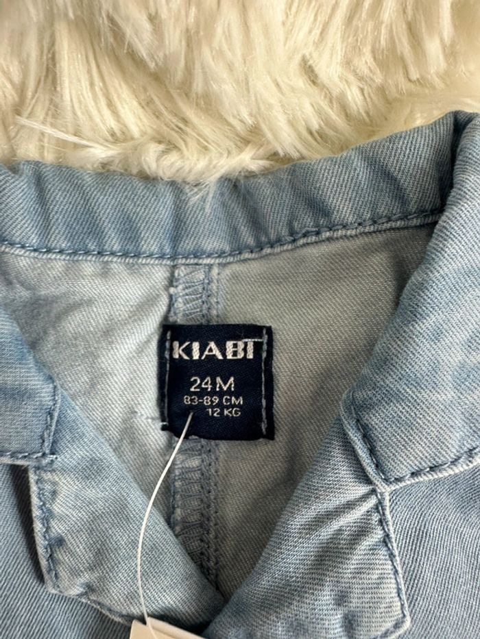 Combinaison jean Kiabi taille 24 mois - photo numéro 3