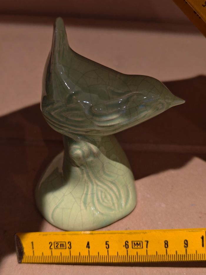 Oiseau vert Saint Jean l'Aigle émaux de Longwy - photo numéro 9