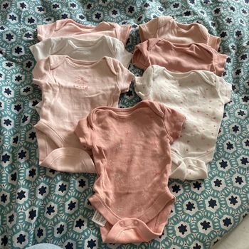 Lot de 7 bodies manches courtes