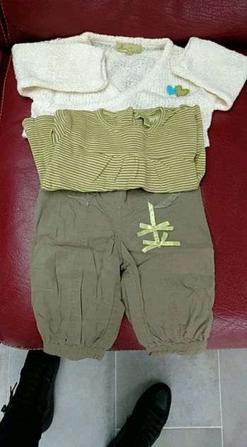 Ensemble pantalon t-shirt et gilet