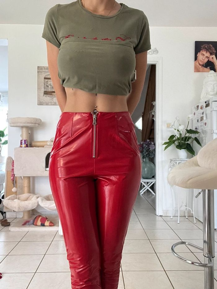 Pantalon similicuir - photo numéro 3