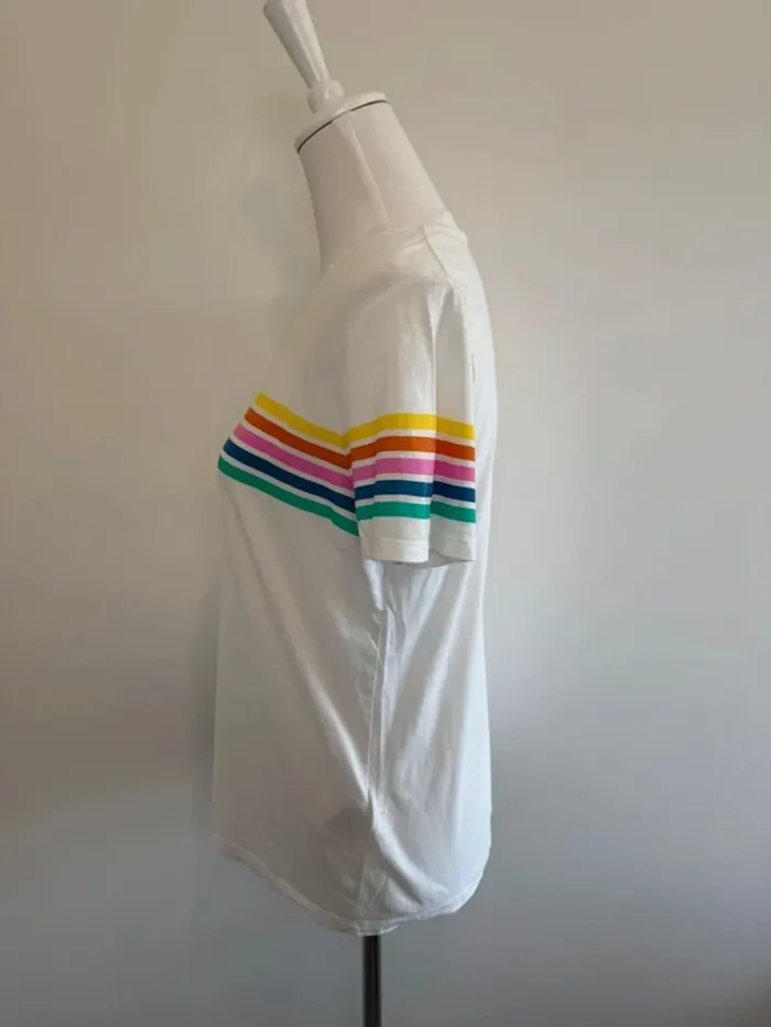 T-shirt Wangler femme blanc taille S parfait état - photo numéro 5
