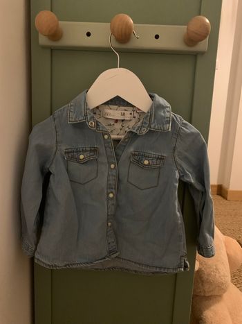 Chemisier en jeans bébé Zara