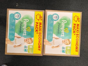 Pampers Harmonie T6 - 2*62 couches