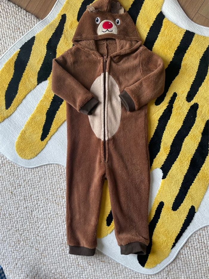 Combinaison pyjama pilote Rennes hiver grenouillère enfants - photo numéro 4