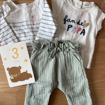 Ensemble pantalon haut fille 3 mois
