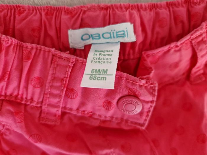 Short rose léger Obaibi 6M (neuf) - photo numéro 6