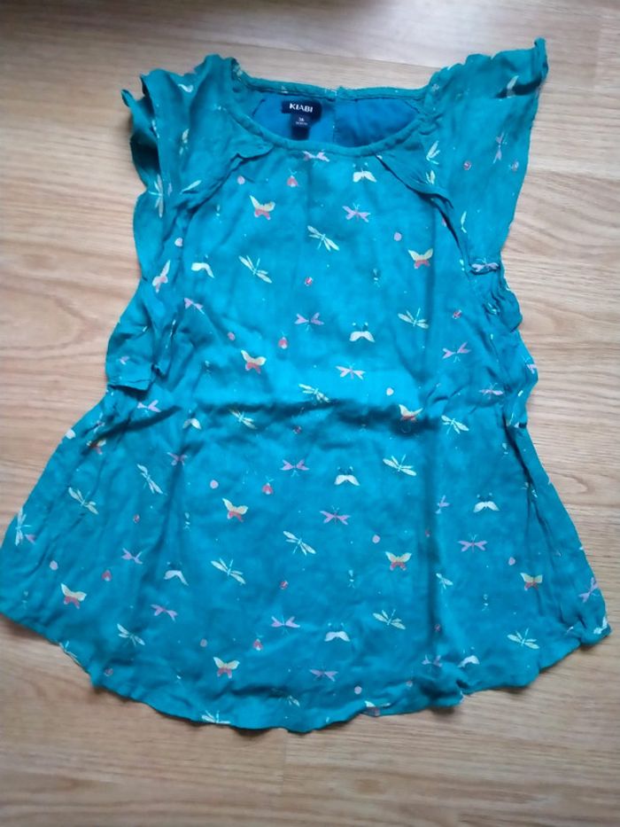 Robe verte. Papillon 🦋. Kiabi
Taille 3 ans - photo numéro 2