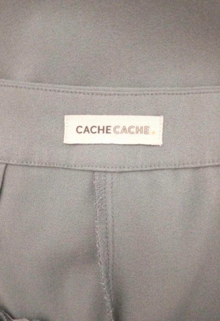 Cache Cache - Pantalon Bleu clair taille 36 | pantalon habillé jambes "larges" - photo numéro 4