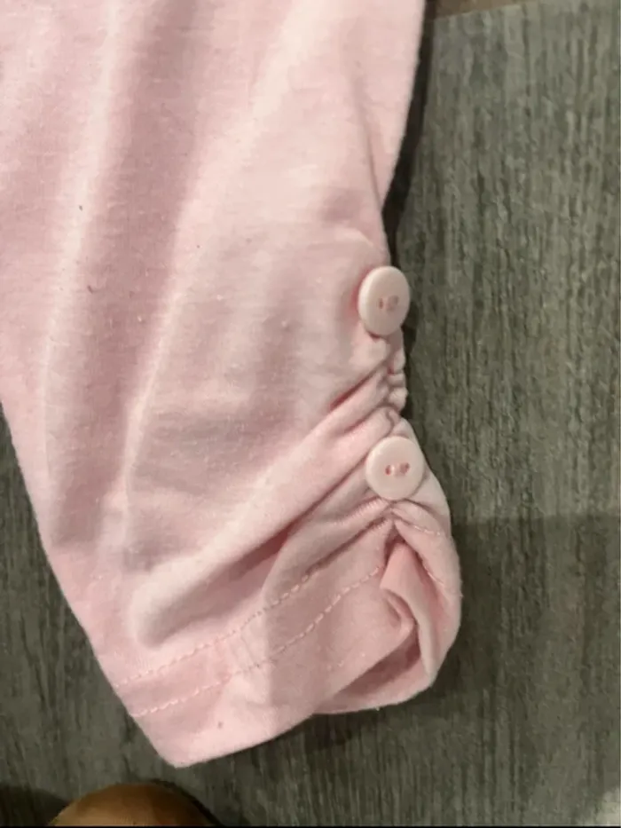 Ensemble veste+robe+legging 12 mois bb fille - photo numéro 7