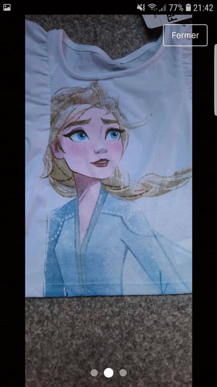 Disney t-shirt la reine des neiges
Taille 2/3 ans neuf - photo numéro 2