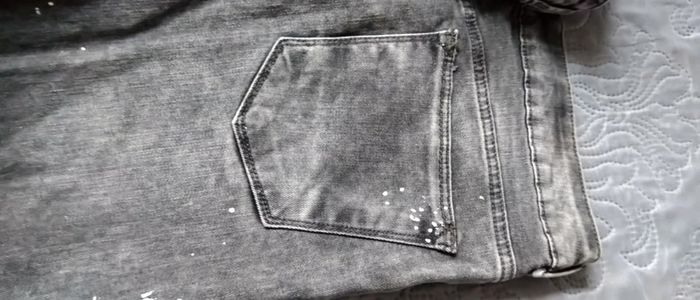 Pantalon skinny gris effet tâches blanches neuf femme 42/44 kiabi - photo numéro 12