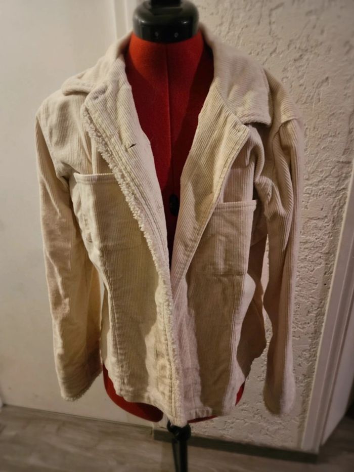 Veste velours cotele