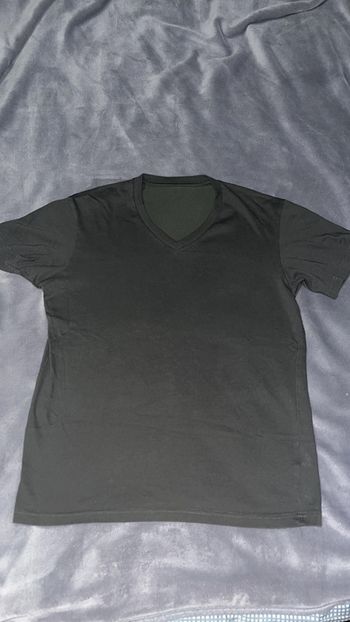 Uniqlo homme t-shirt col v vert S 36