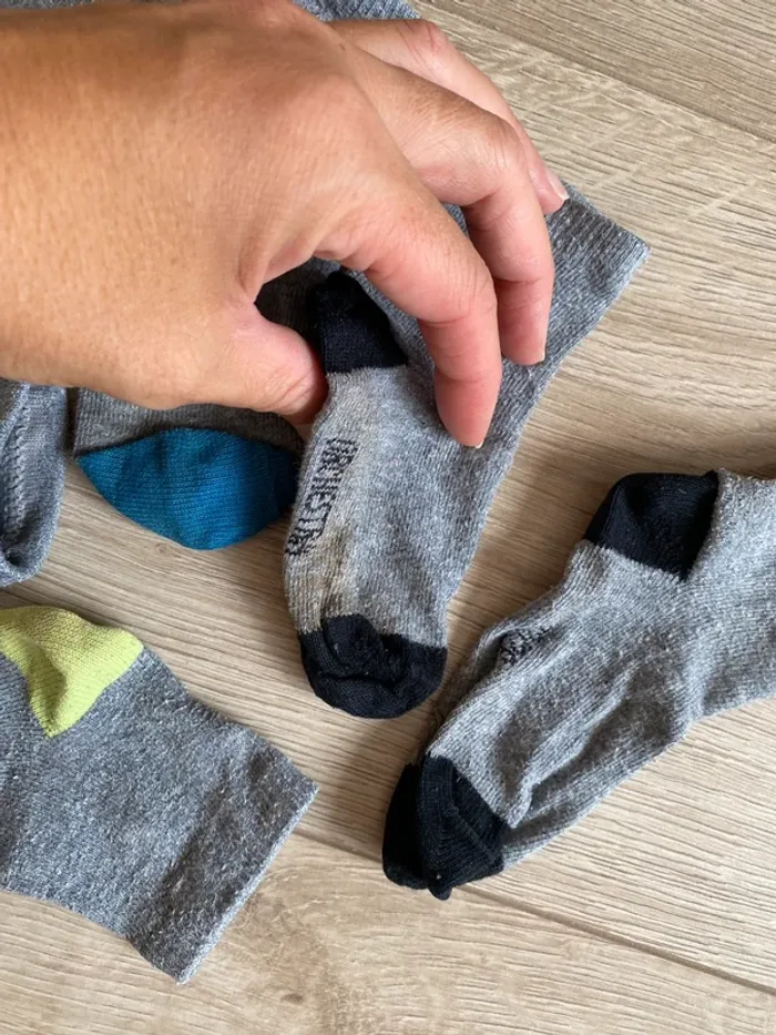 Lot de 4 paires de chaussettes grises Orchestra Taille 24/26 - photo numéro 3